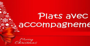 Les plats avec accompagnements