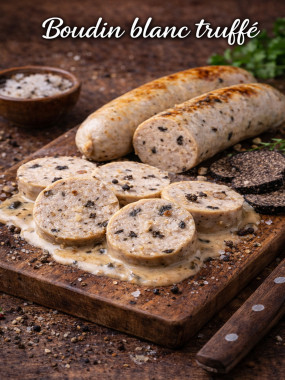 Boudin blanc truffé