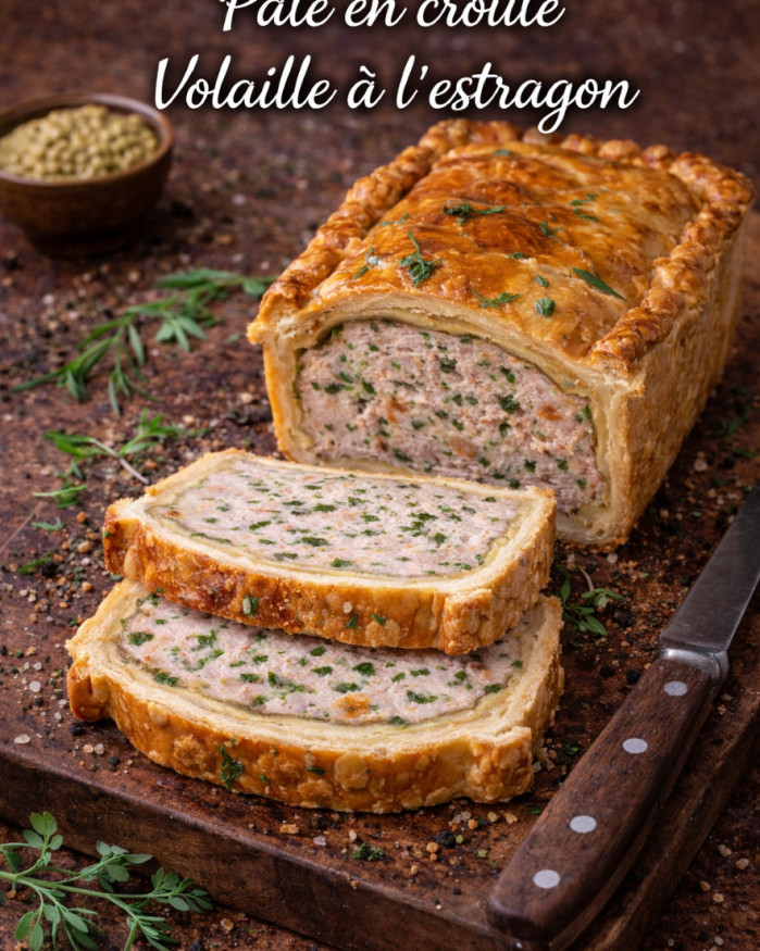 Pâté en croûte volaille à l'estragon