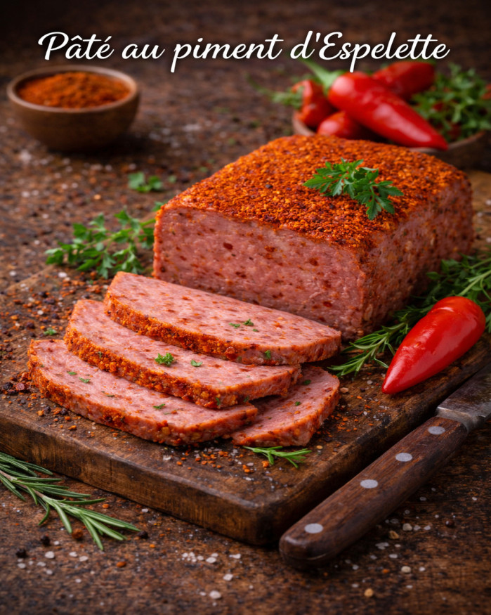 Pâté au piment espelette