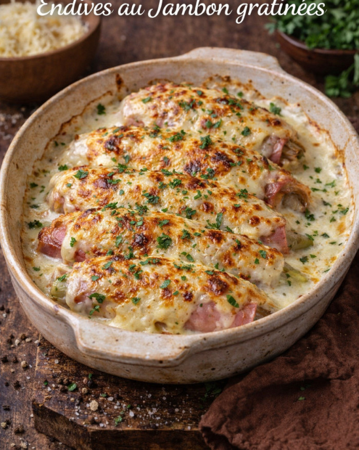 Endives au jambon