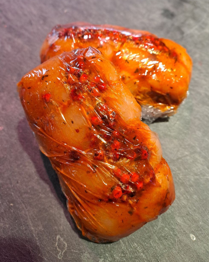 Filet de poulet tomate-basilic-cheddar