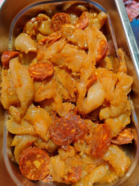 Emincé de poulet tomate-chorizo