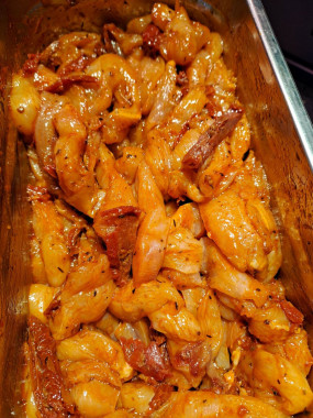 Emincé de poulet tomates séchées/basilic