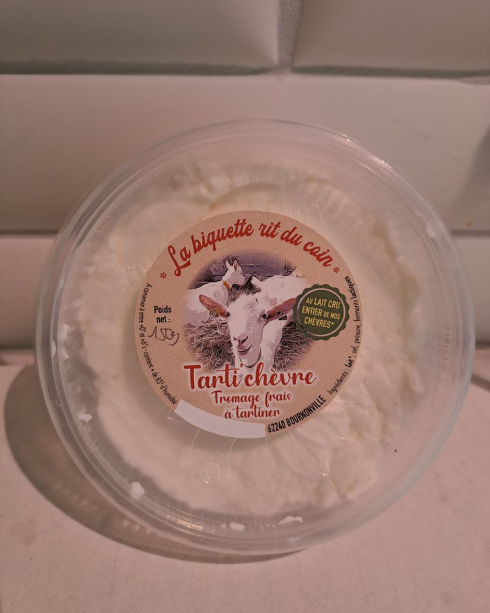 Fromage de CHEVRE à Tartiner NATURE (150g)