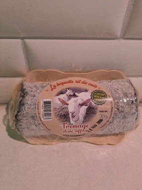 Bûche de chèvre 1/2 affinée CENDREE 250g