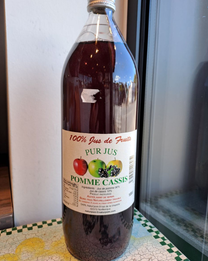 Jus de pomme-cassis 1l Natur'pom