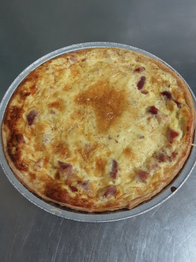 Quiche lorraine au jambon (grande)