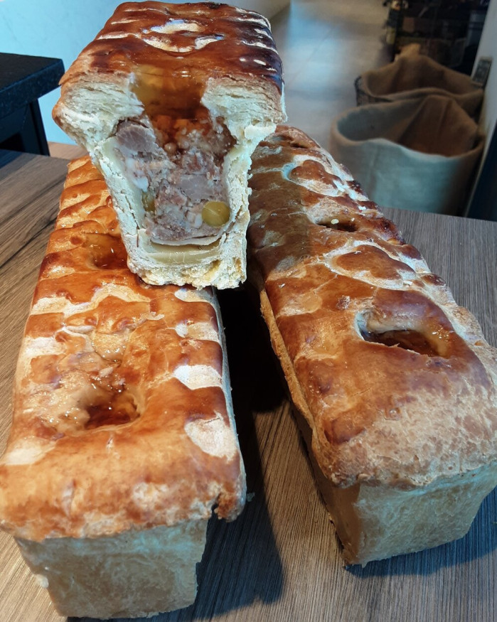 Mini pâté en croute canard-pistaches