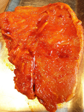 Côte de veau marinée Texane