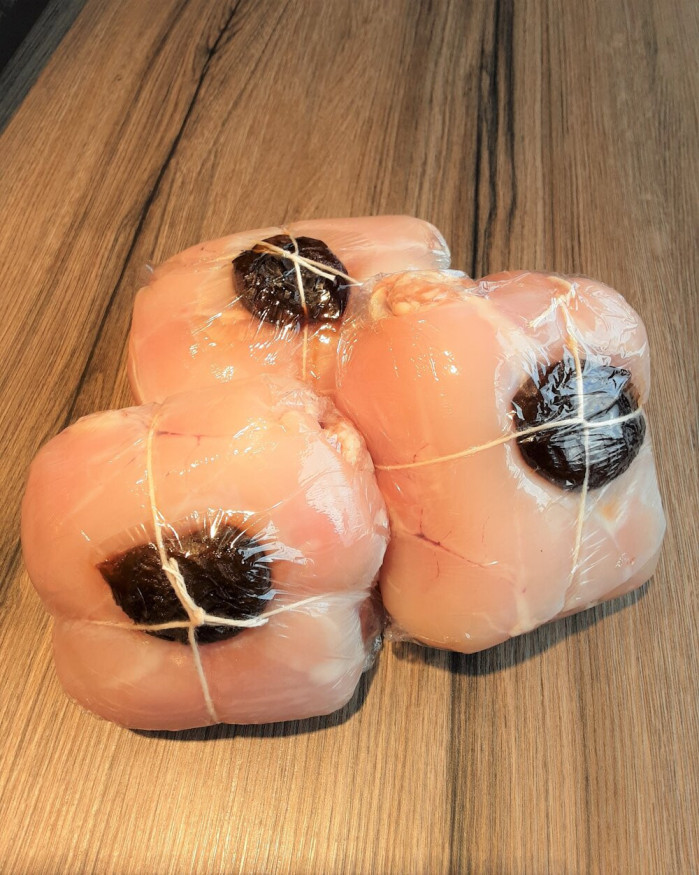 Cuisse de lapin farcie aux pruneaux