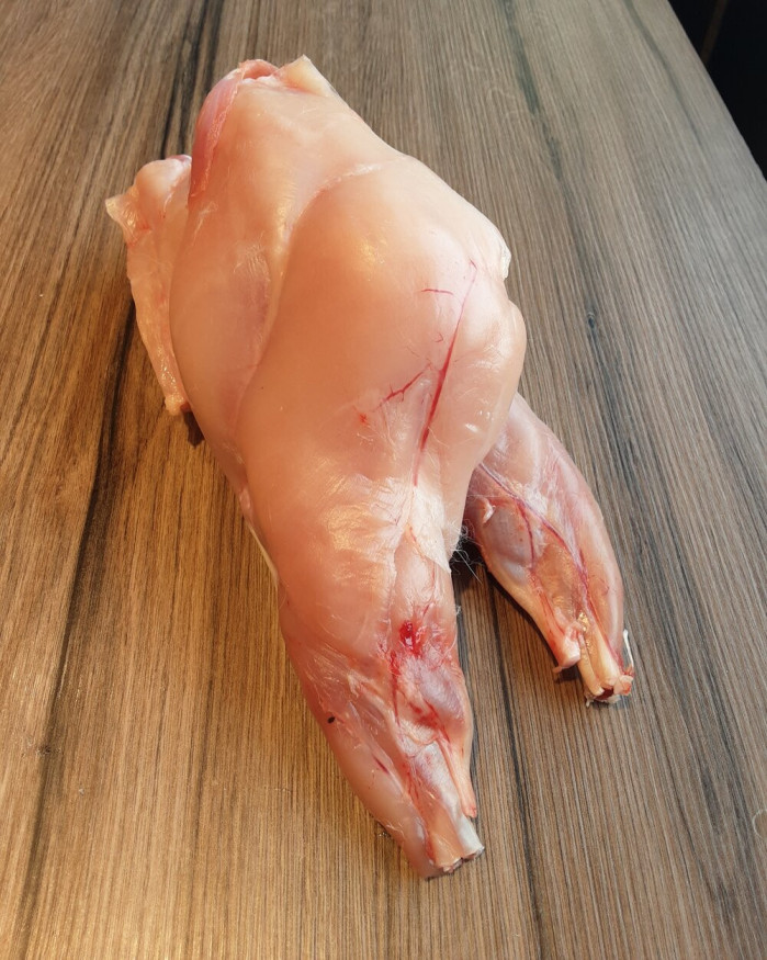 Cuisse de lapin crue
