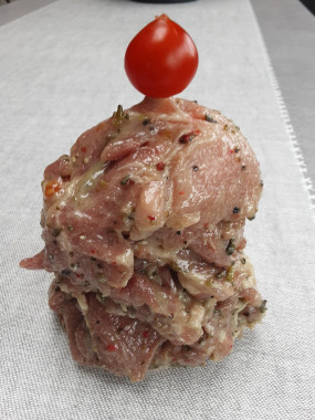 Kebab porc poivrade