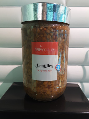 Lentilles à la graisse d'oie (bocal de 72cl)