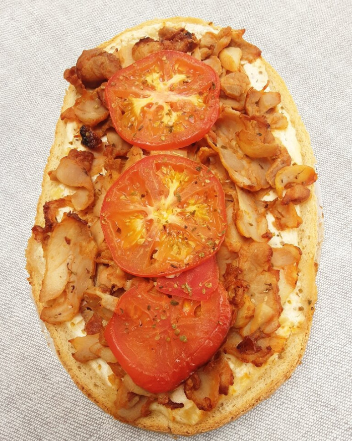 Tartine KEBAB et tomate