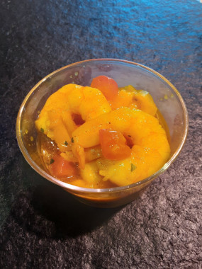 Gambas au curry