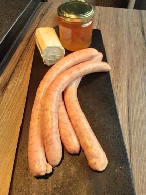 Saucisse au Chèvre et miel