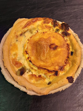 Mini quiche chèvre et poireaux