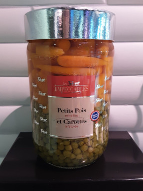 Petits pois carottes (bocal de 72cl)