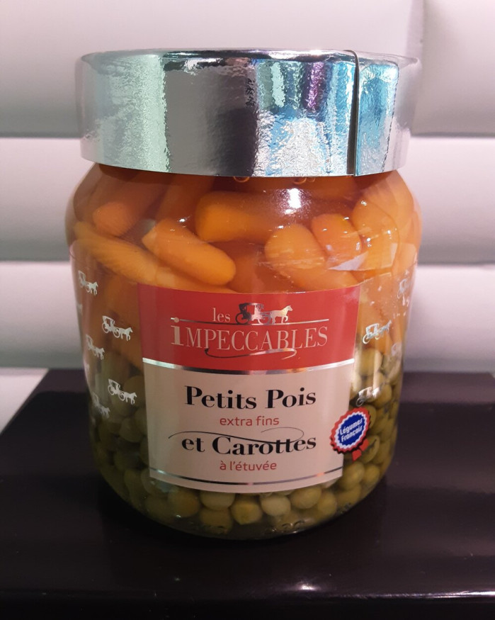 Petits pois carottes (bocal de 37cl)