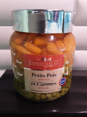 Petits pois carottes (bocal de 37cl)