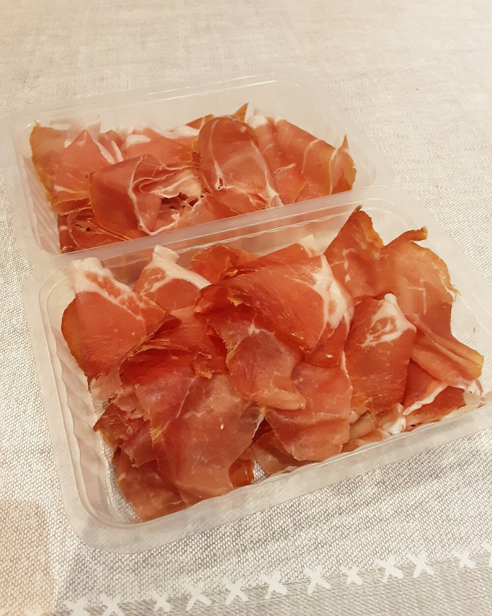 Chiffonnade de jambon cru (barquette)