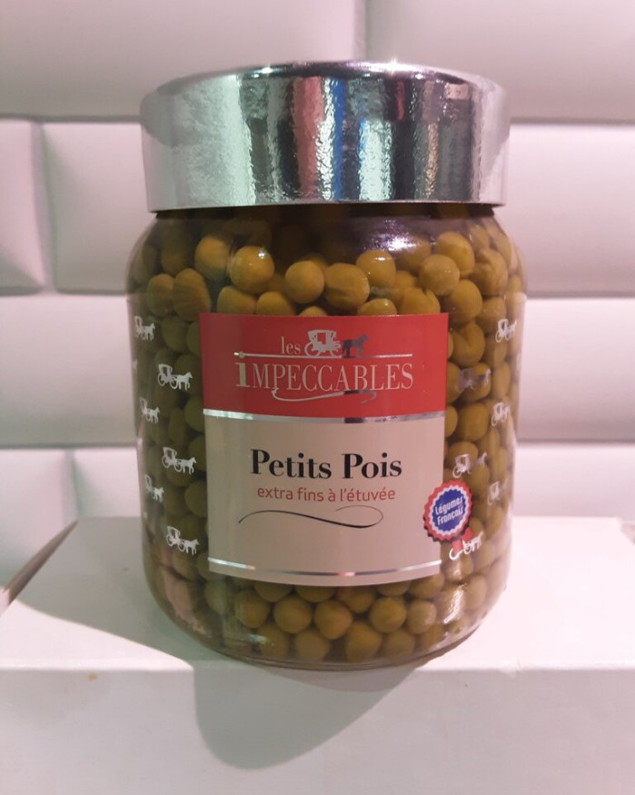 Petits pois natures EF (bocal de 37cl)