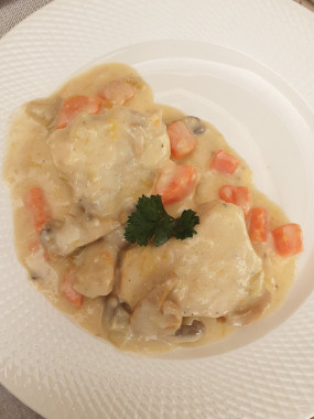 Blanquette de veau cuisinée