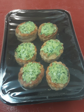 Mini bouchées d'escargots (barquette de 6)