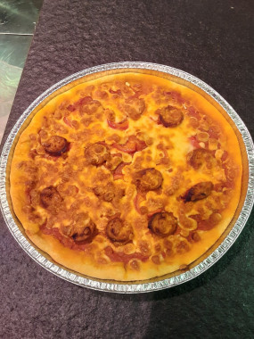 Pizza chorizo/poivrons (grande)