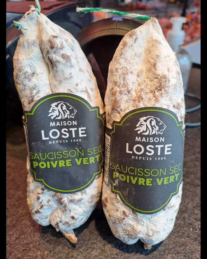 Saucisson sec au poivre vert LOSTE