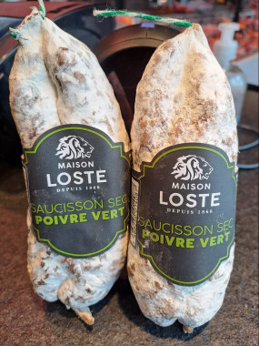 Saucisson sec au poivre vert LOSTE