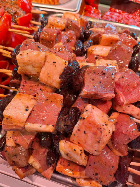 Brochette de canard