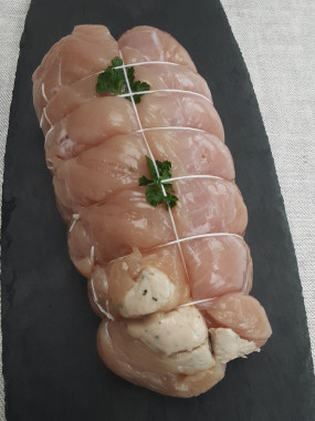 Roti de dinde farci truffé