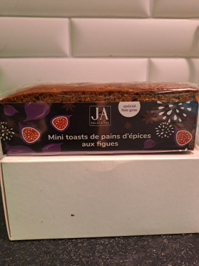 Mini pain d'épices au miel et figues 150g