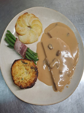 MENU jambon sauce Madère