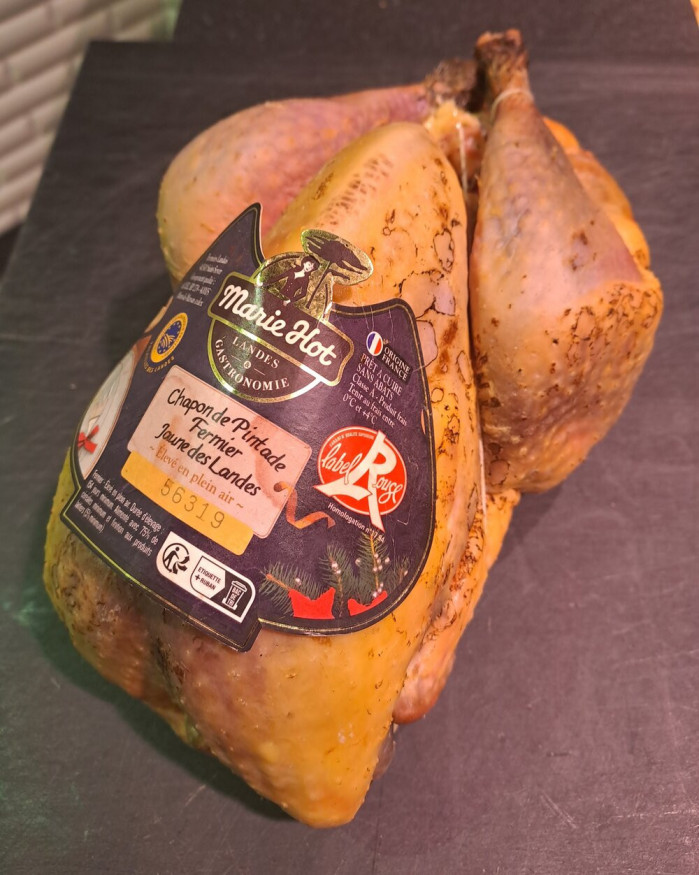 Chapon de pintade  Fermier PAC (4 à 6 personnes)