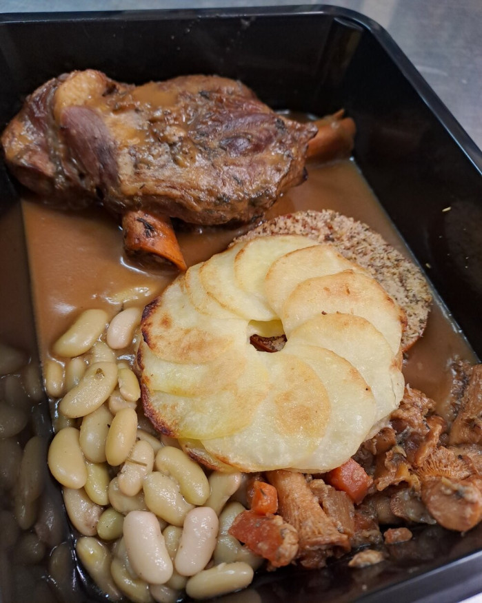 MENU Souris d'agneau laquée miel