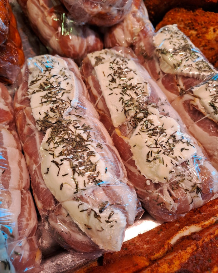 Farci de Porc au Chèvre et Miel CRU