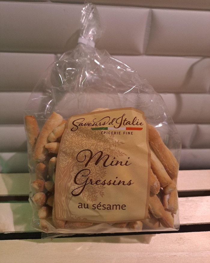 Mini gressins au sésame (150g)