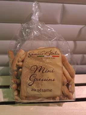 Mini gressins au sésame (150g)