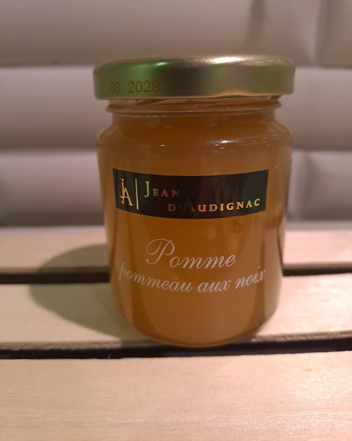 Confit pomme/pommeau aux noix