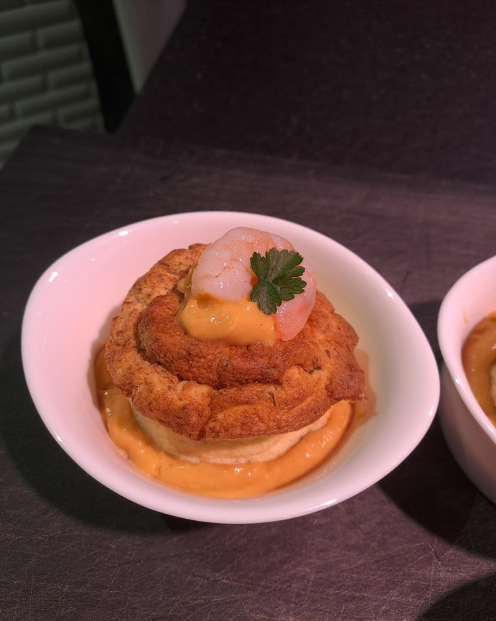 Douceur de crabe et sa bisque de homard