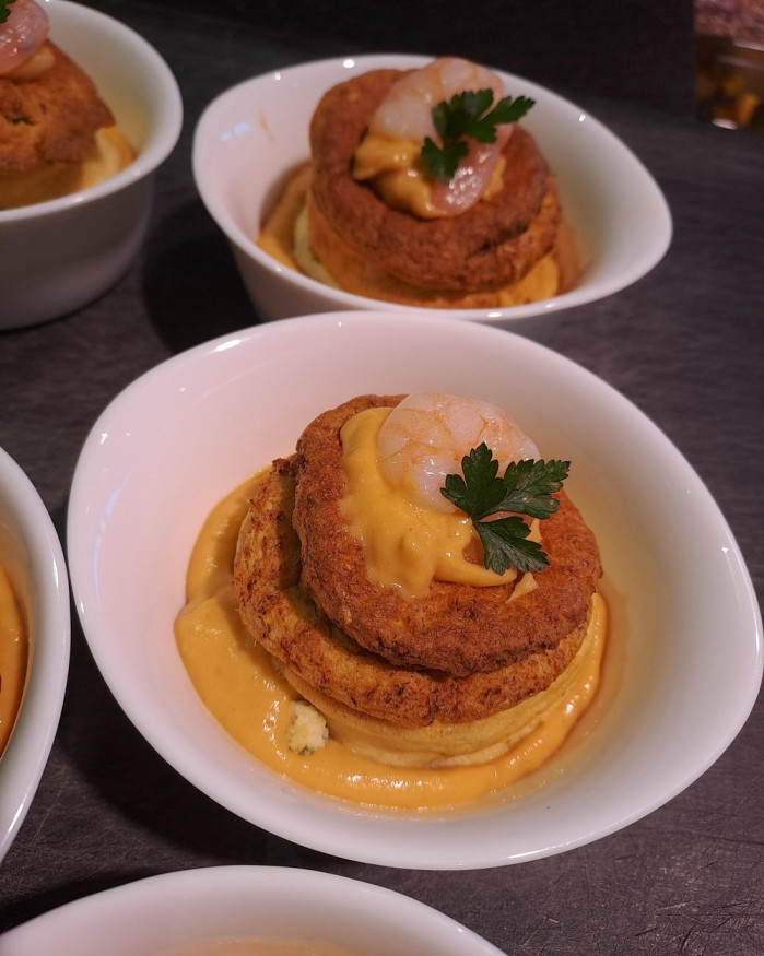 Douceur de crabe et sa bisque de homard