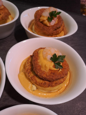 Douceur de crabe et sa bisque de homard