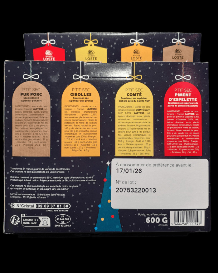 Coffret Saucissons secs LOSTE