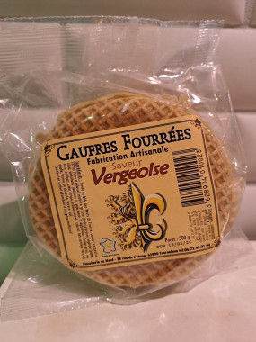 Gaufres fourrées VERGEOISE