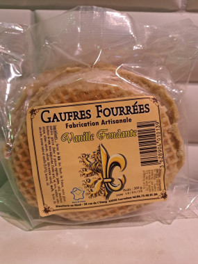 Gaufres fourrées VANILLE FONDANTE