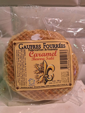 Gaufres fourrées CARAMEL BEURRE SALE