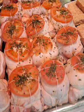 Paupiette de Poulet Basquaise à CUIRE